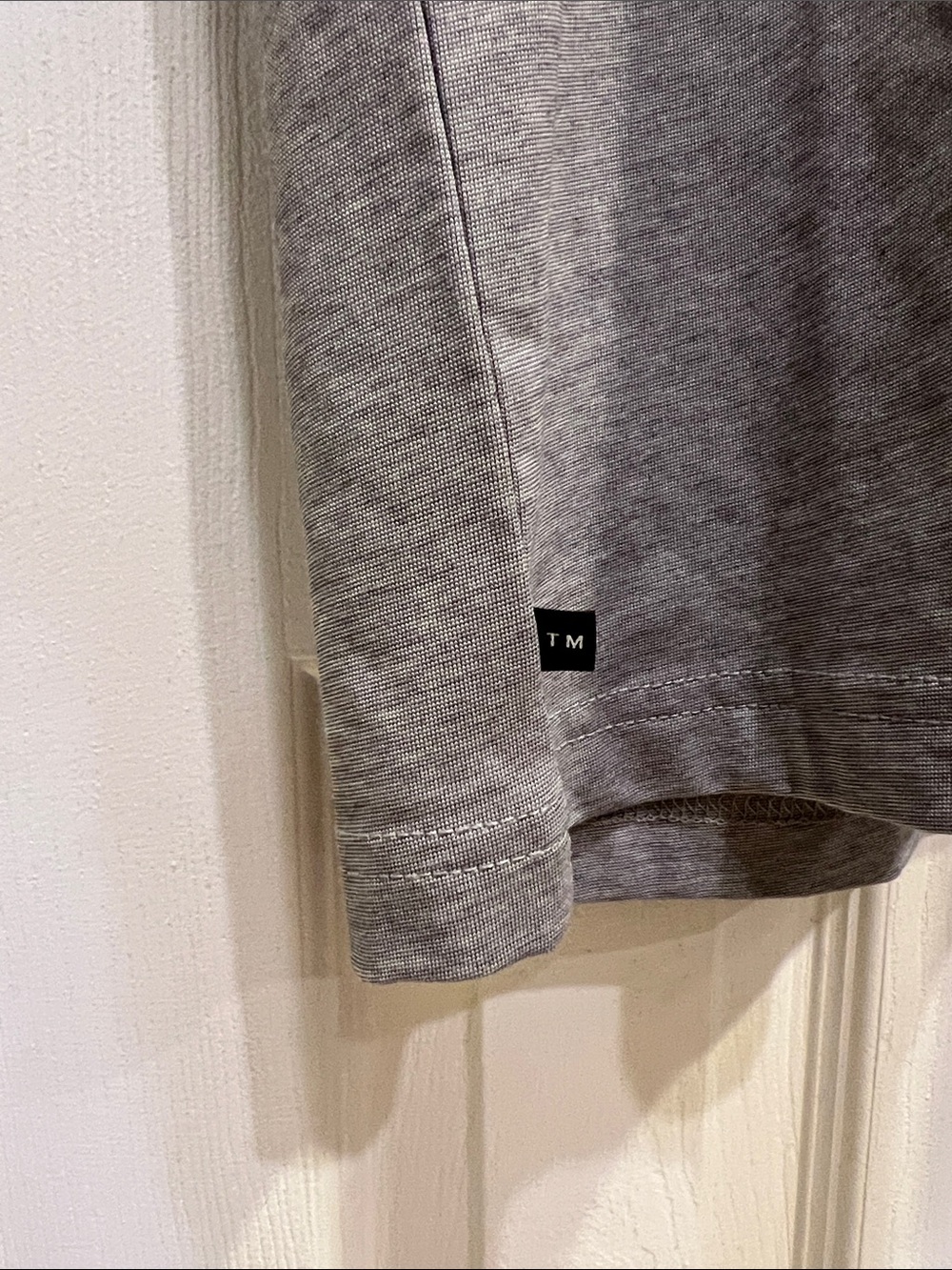 Travis Mathew Men's Heather Gray Short Sleeve Crew Tee - Picture 4 of 5